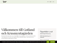 Tablet Screenshot of krusmynta.se